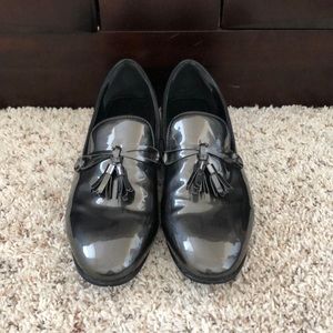 Men's Aldo Metallic Silver Tassel Loafer